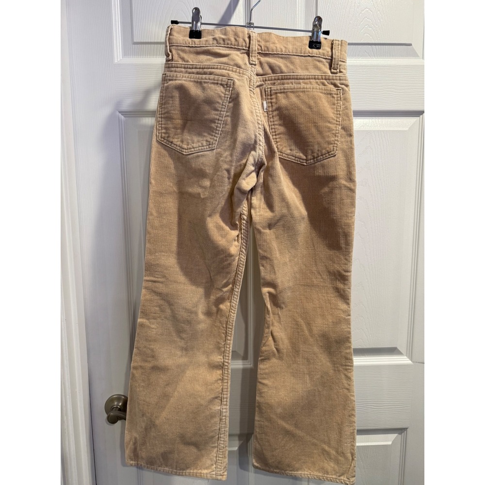 Vintage Levis Tan Corduroy Pants Beige Bootcut Flare Trousers 746-1523